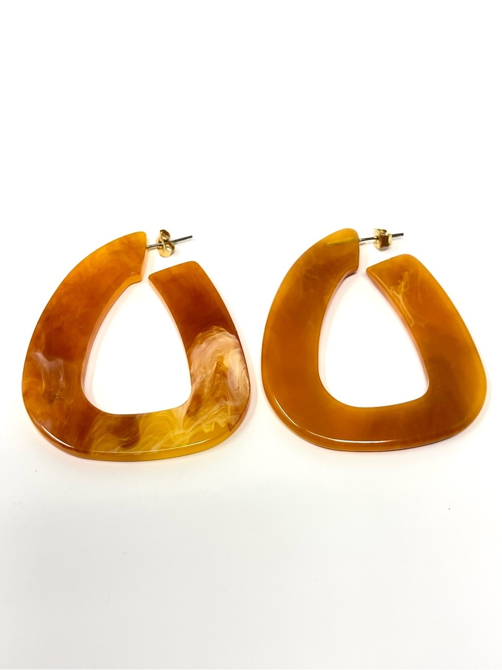 New Anthropologie Triangle Hoop Earrings